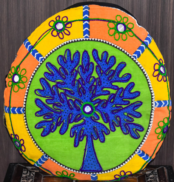 Kutch Handworked Embroideried Filled Decorative Poufs