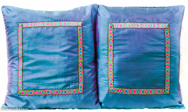 DualTone Silk, 16x16 IN Cushion Cover pair