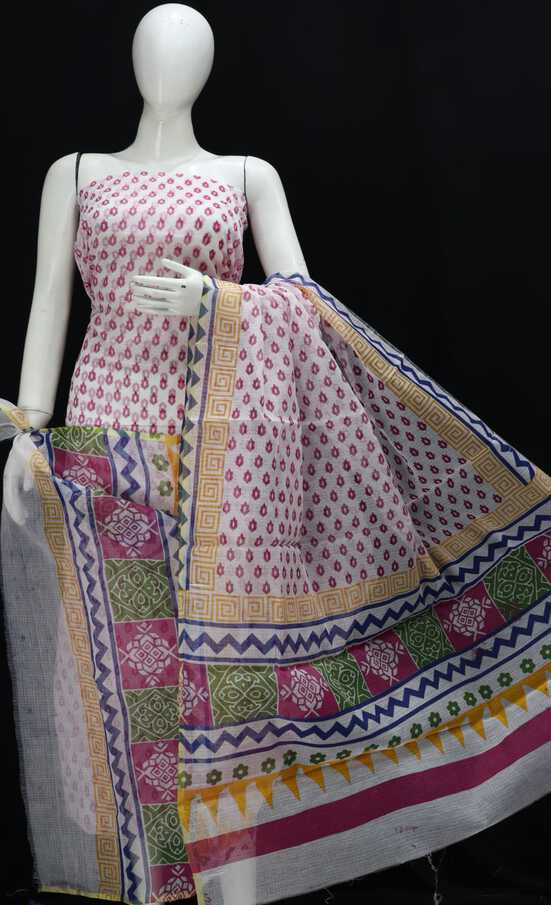 Soft Cotton Kota Doria printed Dressmaterials