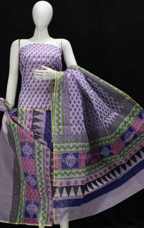 Soft Cotton Kota Doria printed Dressmaterials