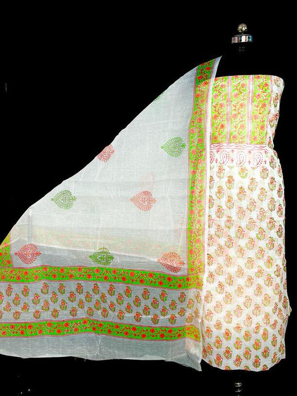 Soft Cotton Kota Doria hand made Dressmaterials