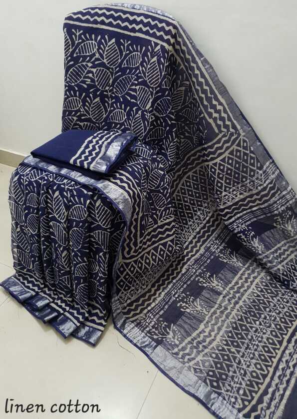 Soft Cotton Linen, vegetable dyed saris